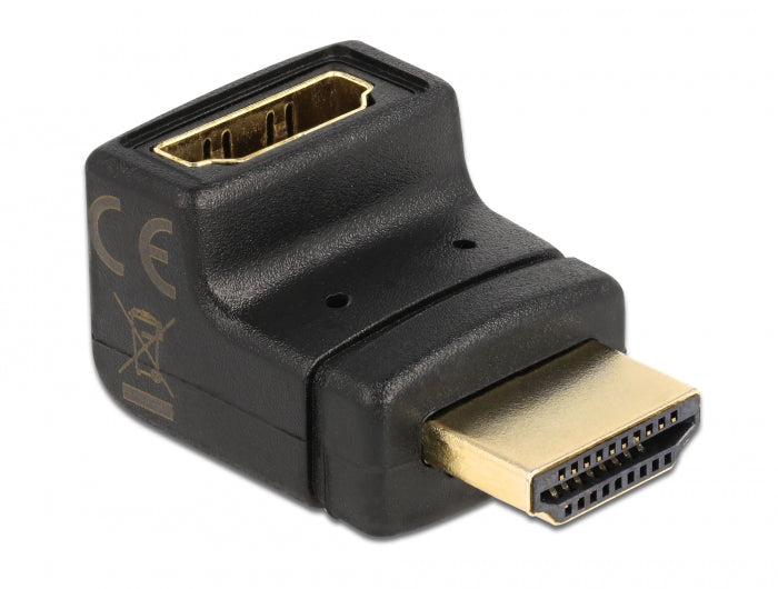 Delock Adapter HDMI Stecker zu HDMI Buchse 90° oben
