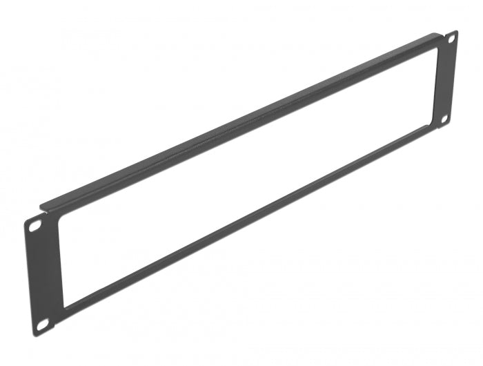 Delock 19″ Netzwerkschrank Panel mit Öffnung 2 HE schwarz