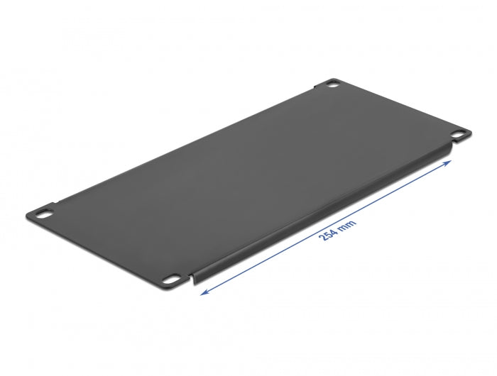 Delock 10″ Netzwerkschrank Blindabdeckung 3 HE schwarz