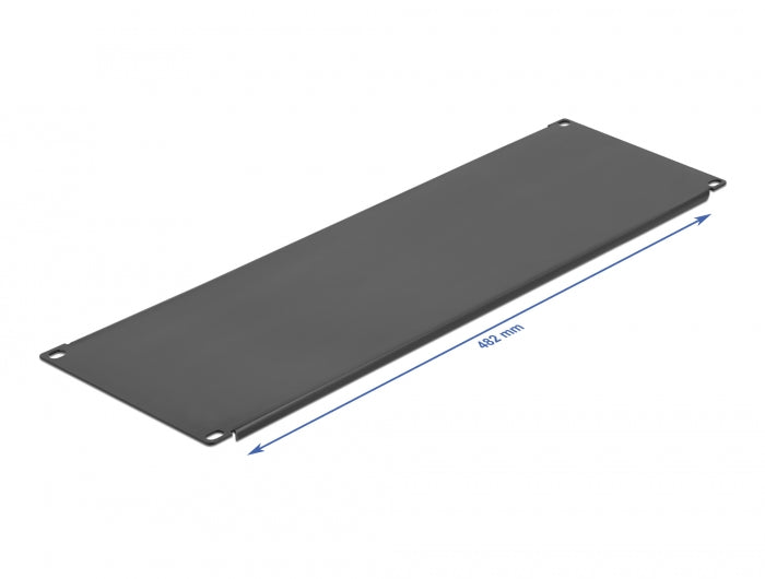 Delock 19″ Netzwerkschrank Blindabdeckung 4 HE schwarz