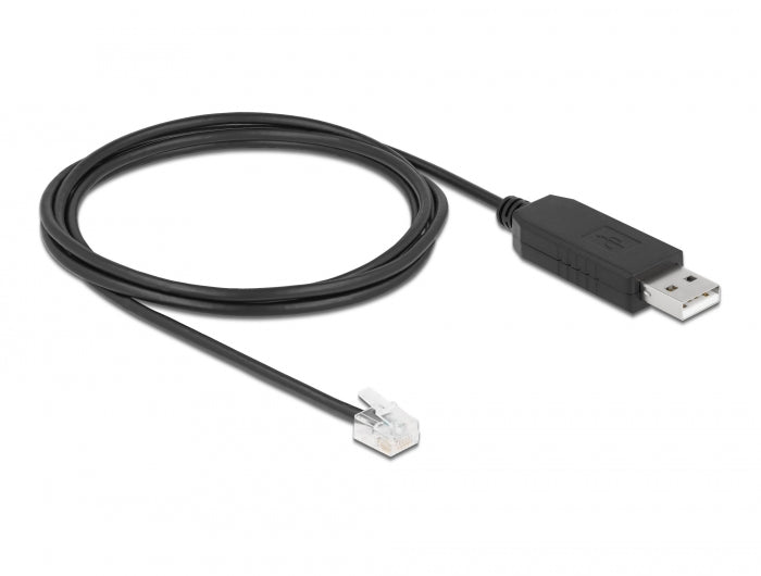 Delock Adapterkabel USB Typ-A zu Seriell RS-232 RJ12 mit ESD Schutz Skywatcher 2 m