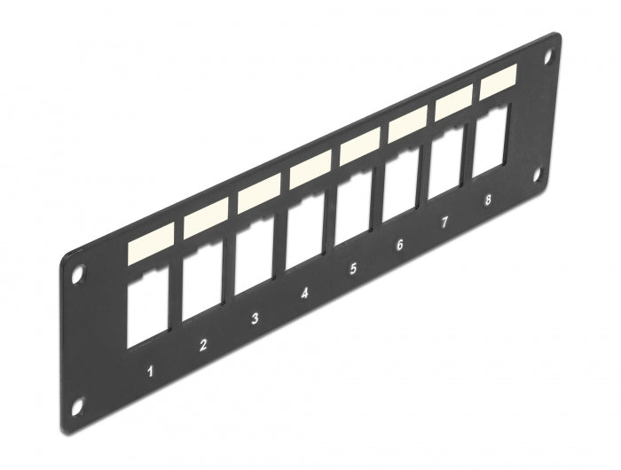 Delock Keystone Halterung 8 Port Panel Einbau