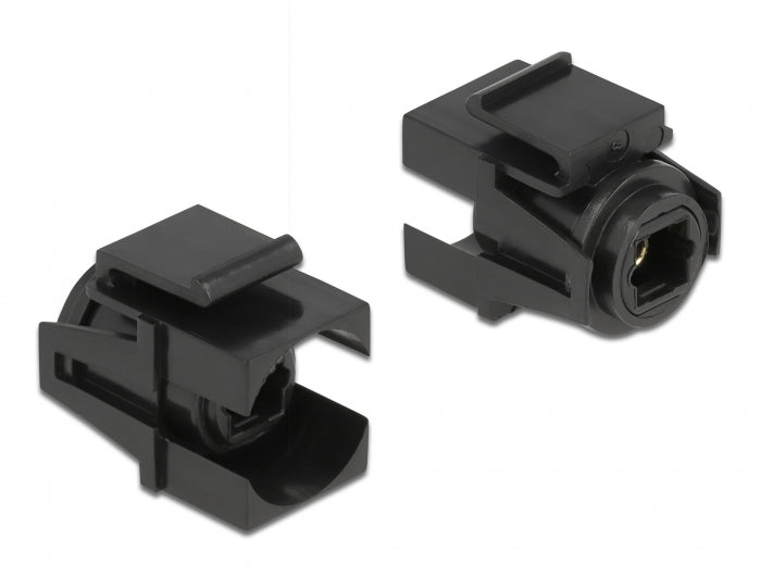 Delock Keystone Modul TOSLINK Buchse > TOSLINK Buchse schwarz