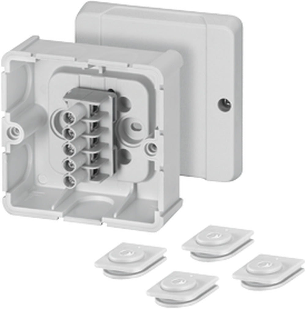 HENSEL Klemmenkasten 2,5qmm 5f Kst AP DP 9025 88x88x49mm IP54 hfr