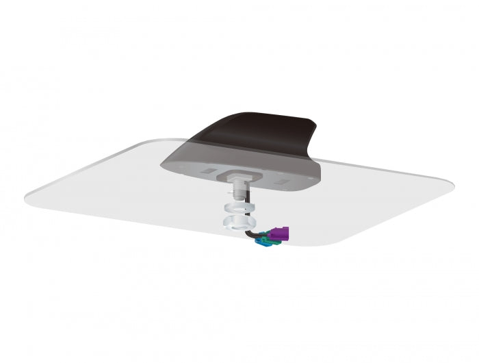 Delock Shark Fin Antenne mit LTE + WLAN + GNSS Multiband
