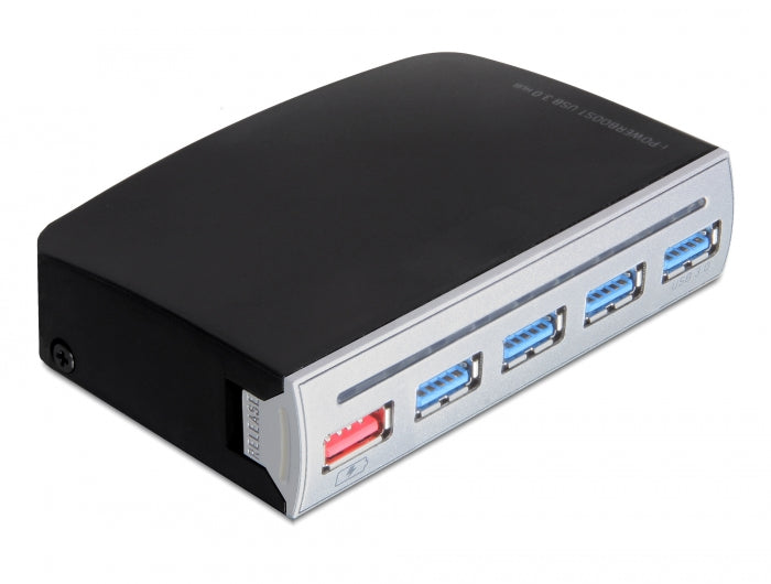 Delock 4 Port USB 5 Gbps Hub, 1 Port USB Strom intern / extern
