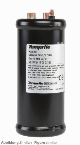 Ölabscheider Temprite 601 hermetisch, 1/2" löt