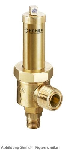 Sicherheitsventil Hansa HD-ÜSV 45bar G1/2"x1-1/4" UNF, Überströmventil m. TÜV