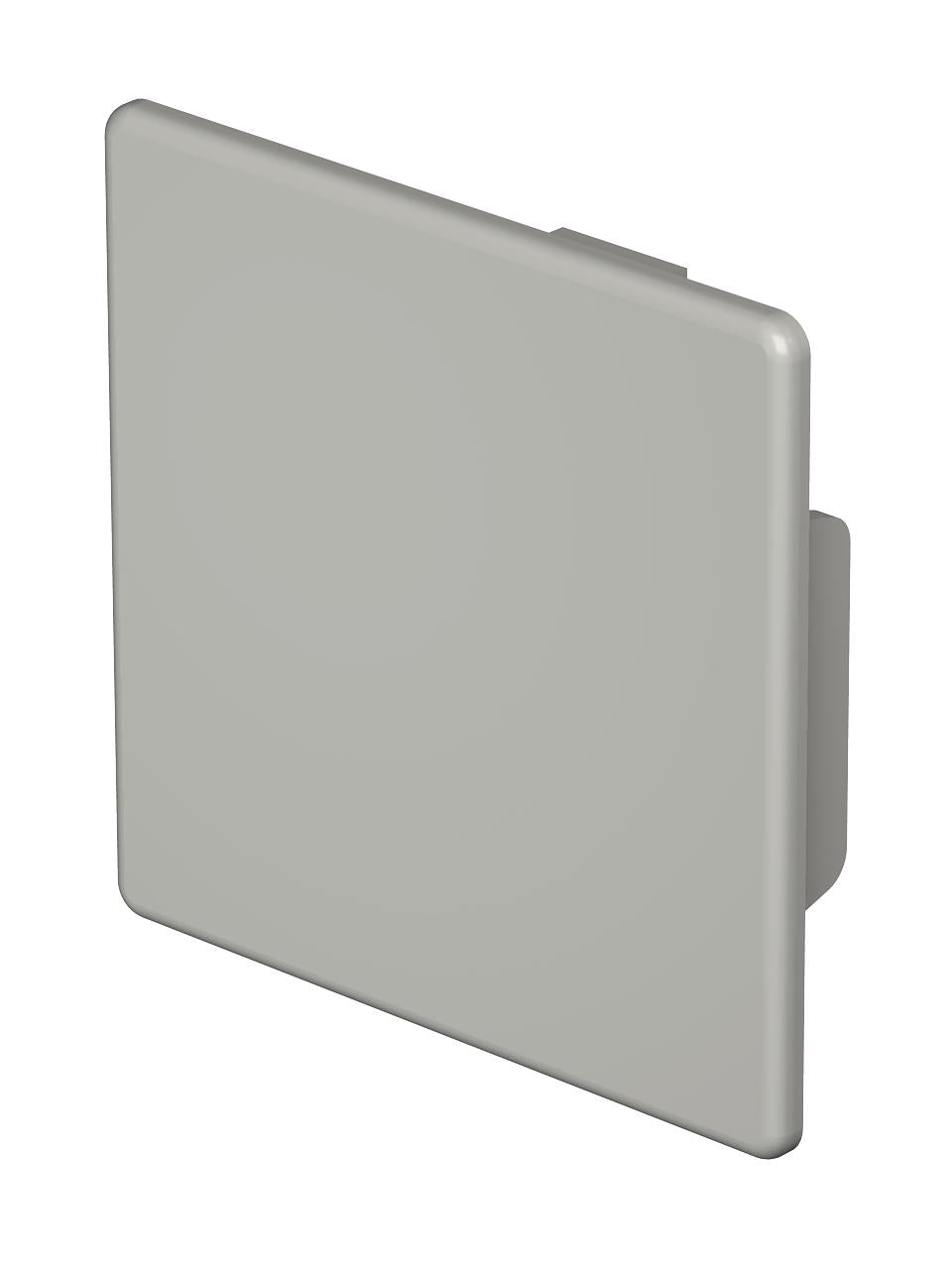 BETTERMANN Endstück LF-K 60x60mm li/re WDK HE60060GR Kst stgr RAL7030 unbeh