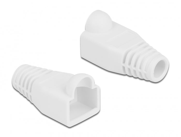 Delock Knickschutztülle für RJ45 Stecker weiß 20 Stück