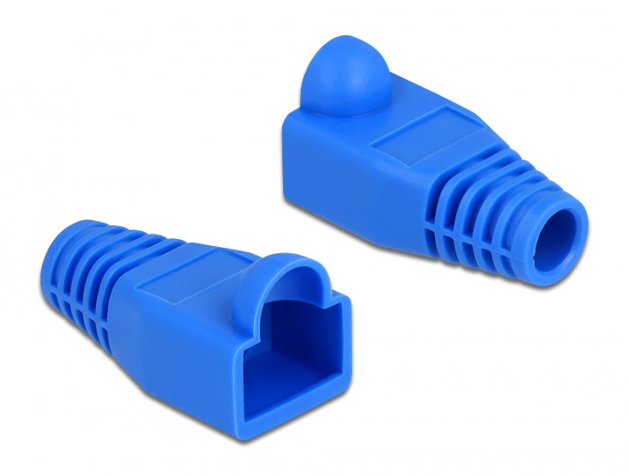 Delock Knickschutztülle für RJ45 Stecker blau 20 Stück