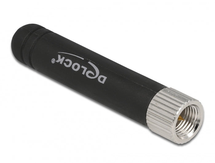Delock ISM 433 MHz Antenne SMA Stecker -0,5 dBi omnidirektional flexibel schwarz