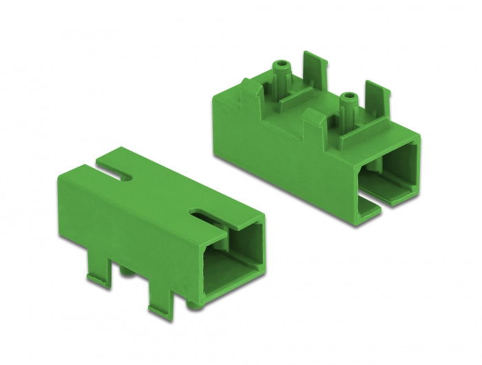 Delock LWL Kupplung für PCB SC Simplex Buchse zu SC Simplex Buchse Singlemode grün