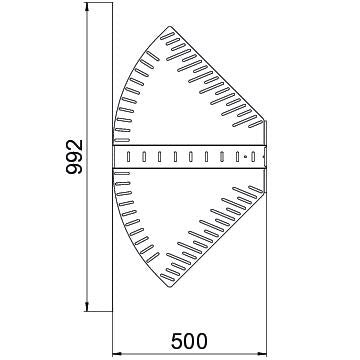 BETTERMANN Gelenkbogen_kompl var ST RB W 650 A2 horiz 60x500mm int.Verb