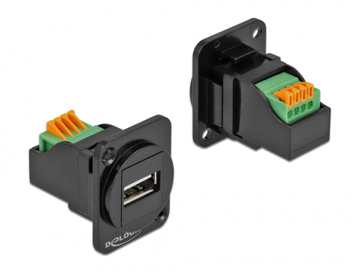 Delock D-Typ Modul USB 2.0 Typ-A Buchse zu Terminalblock