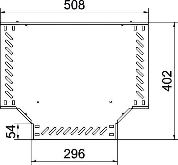 BETTERMANN T-Stück Kabelrinne ST vz RT 330 FS 35x300mm int.Verb horizontal