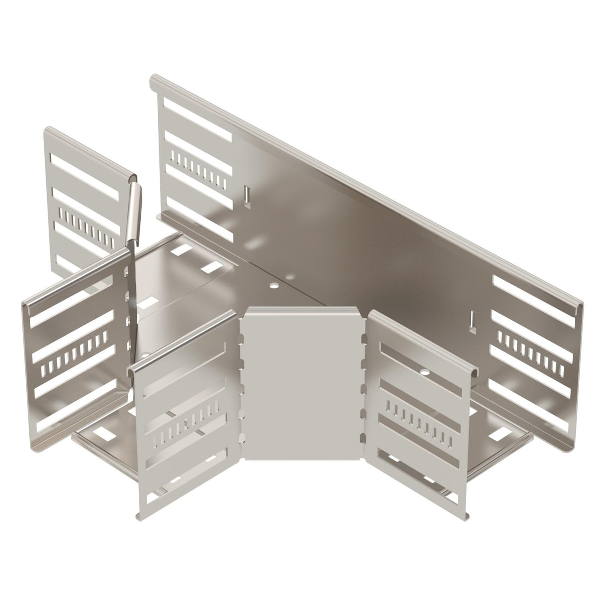 BETTERMANN T-Stück Kabelrinne ST vz RT 110 A2 110x100mm int.Verb horizontal