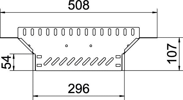 BETTERMANN Anbau-Abzweigstück ST vz RAA 330 FS 35x300mm int.Verb