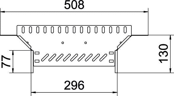 BETTERMANN Anbau-Abzweigstück ST vz RAA 130 FS 110x300mm int.Verb