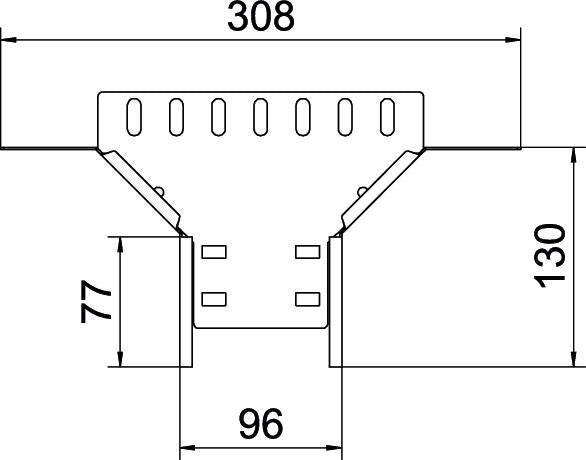BETTERMANN Anbau-Abzweigstück ST vz RAA 810 FT 85x100mm int.Verb
