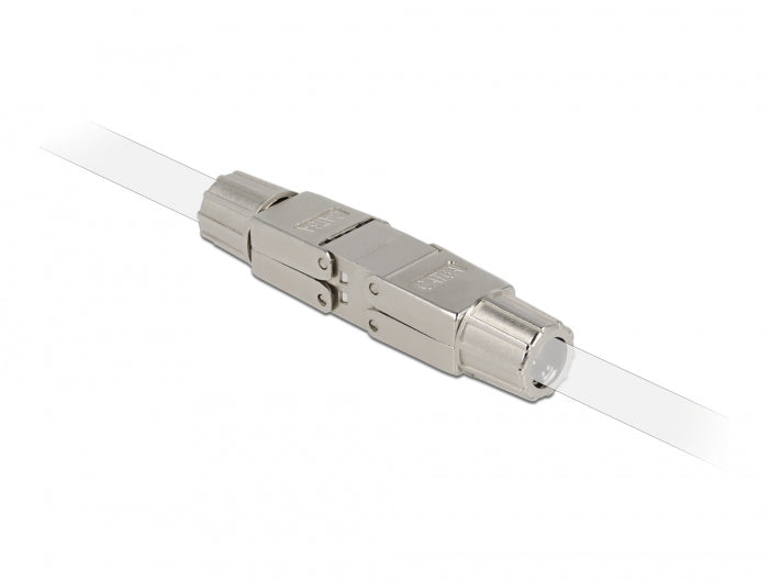 Delock Verbinder für Netzwerkkabel Cat.6A STP werkzeugfrei