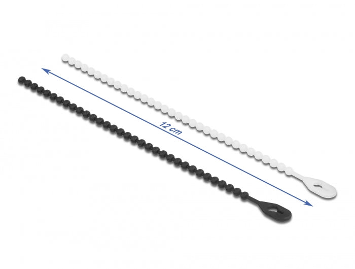 Delock Blitzbinder wiederverwendbar L 120 x B 3,6 mm 100 Stück