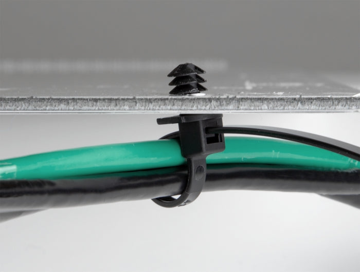 Delock Kabelbinder mit Lamellenfuß L 200 x B 4,8 mm 100 Stück