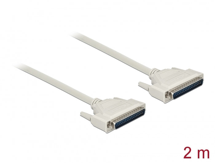 Delock Serielles Kabel D-Sub 37 Stecker zu Stecker 2 m