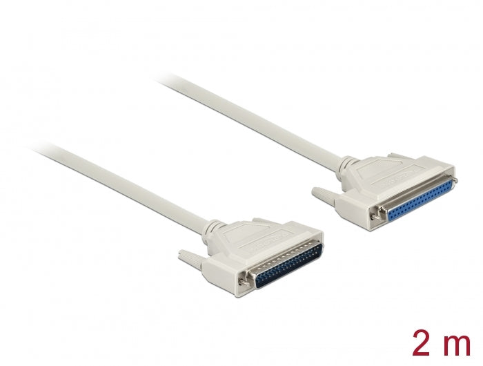 Delock Serielles Kabel D-Sub 37 Stecker zu Buchse 2 m