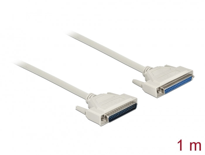 Delock Serielles Kabel D-Sub 37 Stecker zu Buchse 1 m