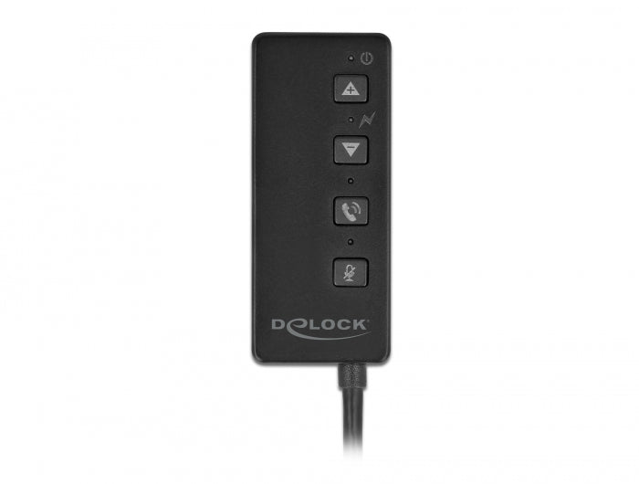 Delock USB Headset und Mikrofon Adapter mit 2 x 3,5 mm Klinkenbuchse für Windows und Mac OS