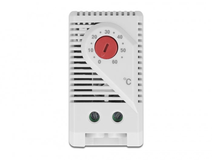 Delock Thermostat mit Schließer-Kontakt für Hutschiene