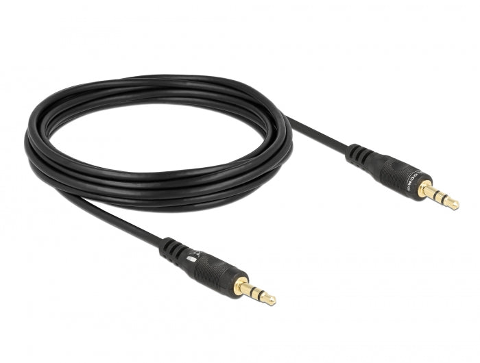 Delock Kabel Audio Klinke 3,5 mm 3 Pin Stecker / Stecker 5 m