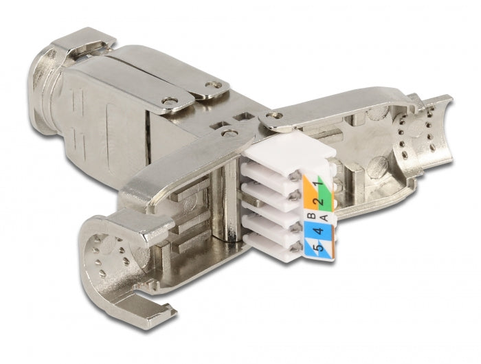 Delock Verbinder für Netzwerkkabel Cat.6 STP werkzeugfrei
