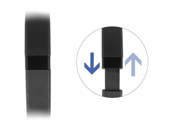 Delock USB Stereo Headset mit Kabelfernbedienung und Quick-Mute Taste für PC und Notebook