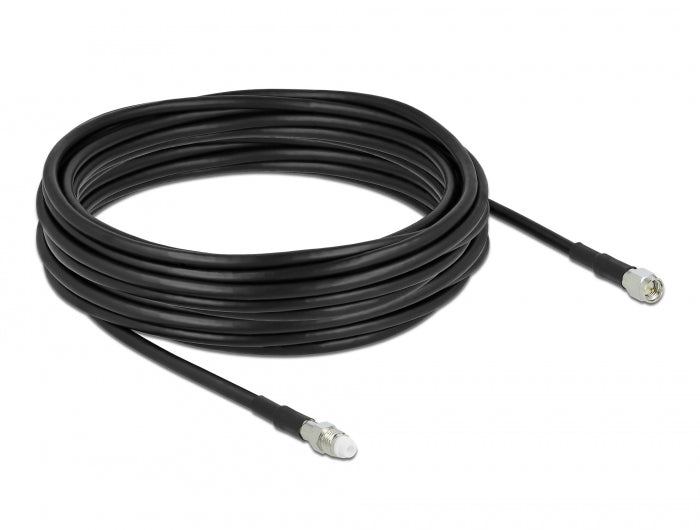 Delock Antennenkabel FME Buchse > SMA Stecker RG-58 10 m