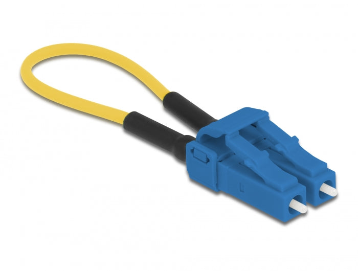 Delock LWL Loopback Adapter LC / UPC Singlemode blau