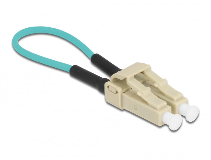 Delock LWL Loopback Adapter LC / OM3 Multimode beige