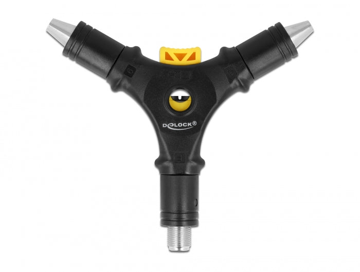 Delock 4 in 1 Installationswerkzeug für F-Anschlüsse