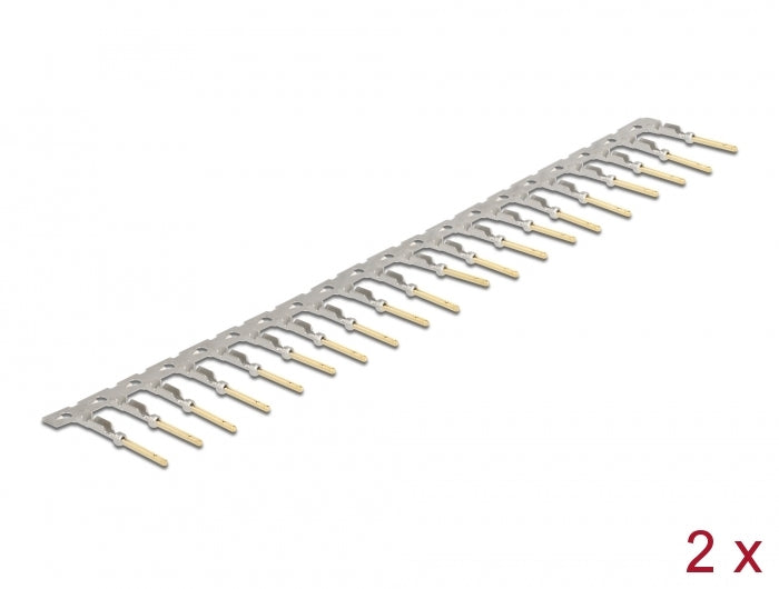 Delock Crimp-Kontakte für D-Sub HD Crimp Stecker 40 Stück