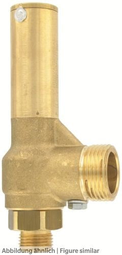 Sicherheitsventil G14/S 50bar, Kat.IV Eintritt G 1/2", Austritt G 1" (AG)