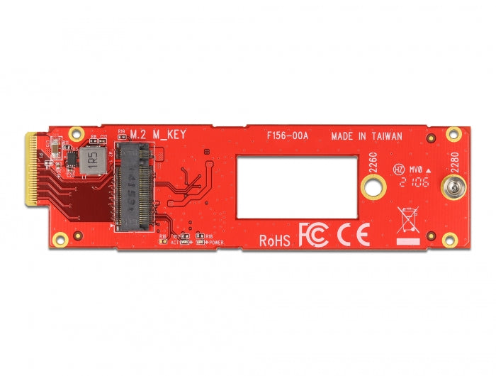 Delock Konverter EDSFF E1.S zu M.2 Key M Slot NVMe