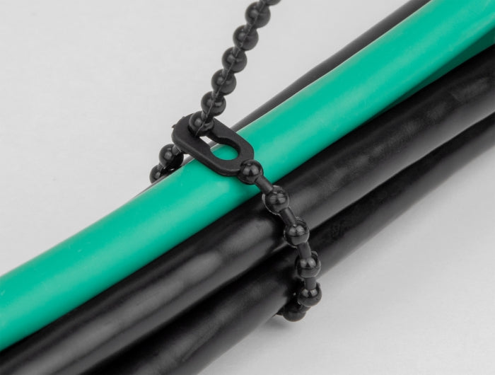 Delock Blitzbinder wiederverwendbar L 100 x B 2,4 mm schwarz 100 Stück