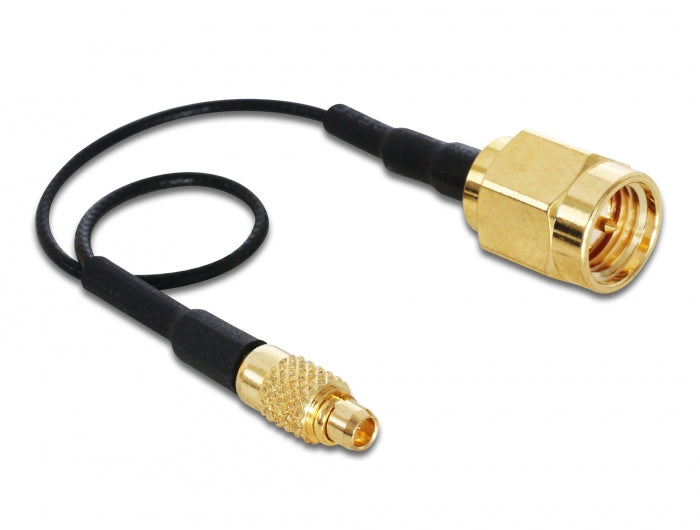 Delock Antennenkabel SMA Stecker zu MMCX Stecker 1.13 120 mm