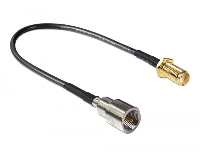 Delock Antennenkabel SMA Buchse zum Einbau > FME Stecker 200 mm