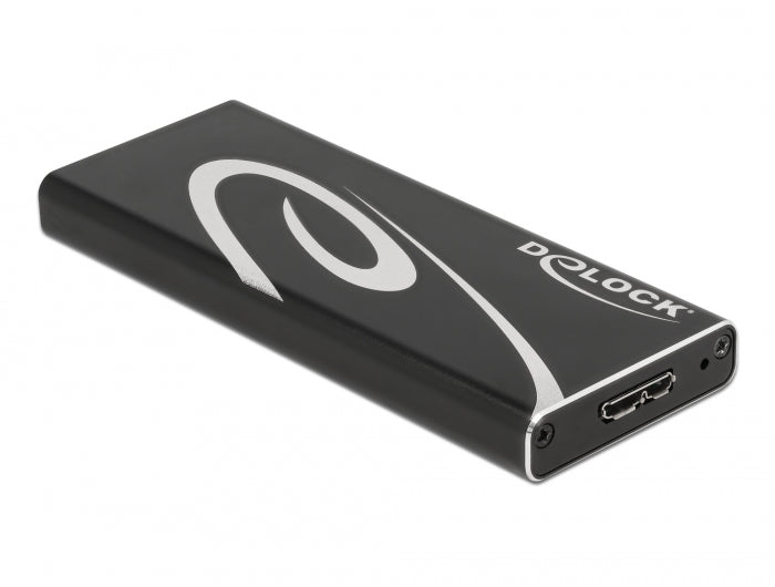 Delock Externes Gehäuse SuperSpeed USB für M.2 SATA SSD Key B