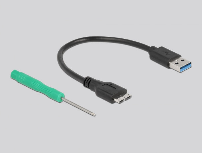 Delock Externes Gehäuse SuperSpeed USB für M.2 SATA SSD Key B