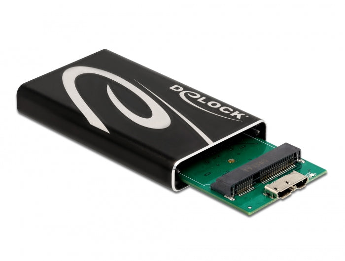Delock Externes Gehäuse SuperSpeed USB für mSATA SSD