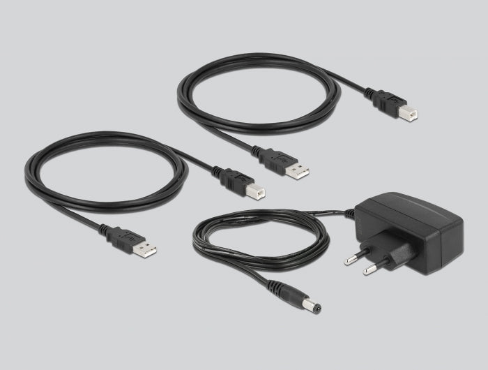 Delock USB 2.0 Switch für 4 PC an 4 Geräte