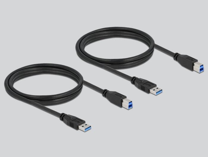 Delock USB 5 Gbps Switch für 2 PC an 1 Gerät
